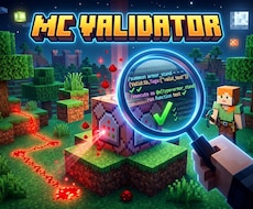 マイクラ統合版のエラー自動検知ツールを提供します なぜ動かない？そのサイレントエラー、1秒で見つけます。