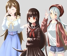 TRPG、ゲーム等の立ち絵製作します イメージ1