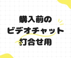 サービス購入前にビデオチャットで打合せします 取材・ライティングサービス購入を検討中の方