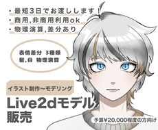 Live2dモデルを販売します イメージ1
