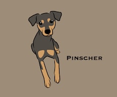 愛犬をスタイリッシュなイラストで描きます かっこいい雰囲気でイラストを描きます^ ^