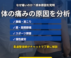 体の痛みの原因を一緒に分析します イメージ1