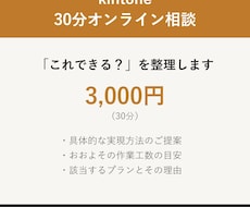 kintoneのやりたいことを30分で整理します イメージ1