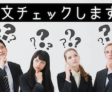 アメリカ人があなたの英語の文章をチェックし改正ます ネイティブがあなたの英文を最終チェックします！