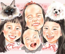 あたたかみのある似顔絵を描きます イメージ1