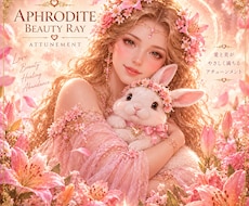 アフロディーテ・ビューティーレイ伝授します 「美しさ」「輝き」「愛」「ロマンス」「インナービューティー」