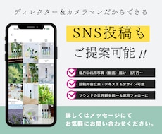 毎月SNS用写真をお届け！投稿内容の立案もできます イメージ1