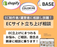 あなたに最適なネットショップをご提案します ECサイト立ち上げ相談｜EC制作＆運営者に3日間相談し放題