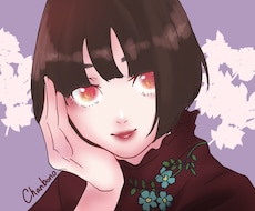 瞳が印象的なキレイめイラストを制作します SNSやブログのアイコン、オリジナルイラスト等幅広くご提供
