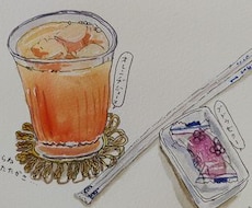 商用OK☆チラシやブログに載せるイラストを描きます お店のお料理をイラストにしませんか？