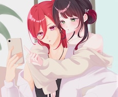 量産 セミオーダーペアイラスト制作します イメージ1