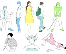 シンプルで分かりやすいイラストを描きます 使いやすいイラストを求めている方へ
