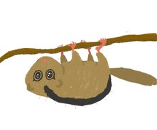 クレヨンタッチで動物のイラストを描きます イメージ1