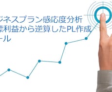 ビジネスプラン感度分析とシナリオ管理ができます 専門知識不要の初心者のあなたのためのビジネスプラン作成ツール