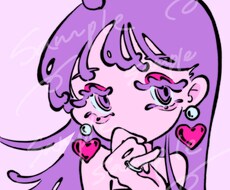 ポップでキュートでユニークなアイコンを制作します 着せ替え感覚で複数パターンご提案します♩