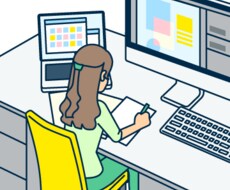 主にメニュー表やチラシ、ポスターの作成を行います イメージ1