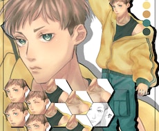 短髪ストリート系男子のキャラを販売します イメージ1
