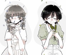 SNS用イラストアイコンを制作します ゆるくて可愛いイラストが得意です