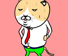 キモかわいい目つきの悪い猫イラスト描きます アイコン、プロフなどの猫イラストが欲しい人におすすめ！