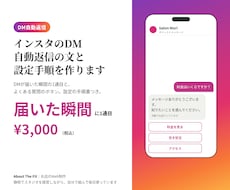 インスタのDM自動返信の文と設定手順を作ります イメージ1