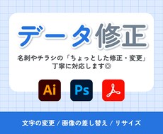 AI/PSD/PDFなどデータ修正を代行します イメージ1