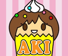 SNS用アイコン描きます スイーツ女子★カップケーキ風味　アイコンはいかがですか？
