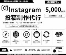 Instagram運用をサポートします イメージ1
