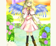 目を引く色彩のかわいいかっこいいイラストを描きます 物語性を感じさせる、あなたのための絵を描きます。