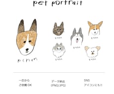 ゆる可愛い動物のイラストを描きます イメージ1