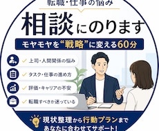 転職・仕事の悩みを整理し「最適な一手」を見つけます イメージ1