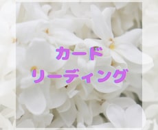 カードを使って、読み取ったメッセージをお伝えします イメージ1
