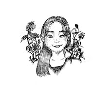 手描きの線画イラストでプロフィール画像描きます イメージ1