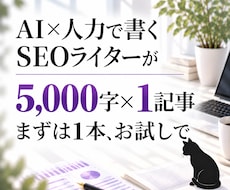 AI×人力で、SEO記事を1本お試しで仕上げます イメージ1
