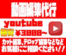 低価格！YouTube動画など、動画編集します 編集であなたのチャンネル登録者を増数をふやしましょう