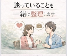 迷っていることを一緒に整理します イメージ1