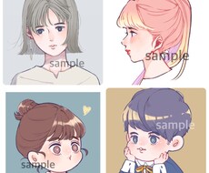 SNSなどで使えるアイコンを描きます イメージ1