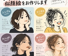 写真から印象に残る似顔絵を制作します イメージ1