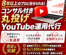 企業・専門家に特化したYouTube運用代行します イメージ1
