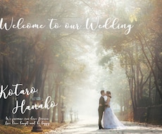 ウェルカムボードを作成します 結婚式のアイテムの作成をします。