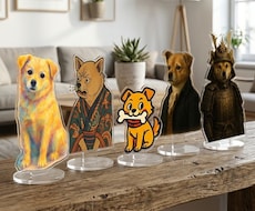 全て込み！愛犬をアート風アクスタにしてお届けします イメージ1