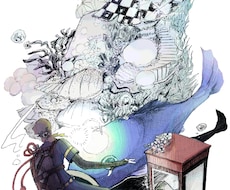 ちょっと細かくてラフなタッチのイラストを描きます