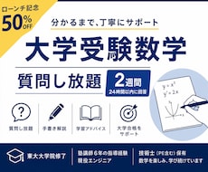 夏特価｜高校生｜数学物理の質問に何度でも回答します イメージ1