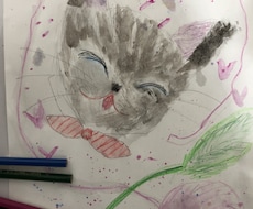 サンプルのような猫のイラストを心を込めて描きます イメージ1