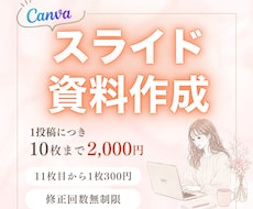 canvaで想いが伝わるスライド制作します 現役の医療福祉相談員が作る「見やすく伝わる資料」で印象UP！