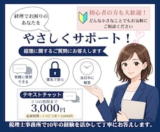 激安！一つの経理質問に1,000円でお答え致します 確定申告で経理や簿記業務ができないという方にピッタリです！