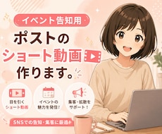 Xポスト用イベントのサムネイル作ります Xポストだけでは伝わりにくいイベント情報を動画にします