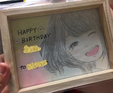 かわいい似顔絵、プレゼント用に描きます イメージ1