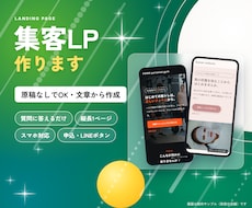 原稿なしOK！集客用LPを文章から作ります イメージ1