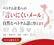 ベトナム企業に「言いにくい事」を伝わる文章にします 催促からお断りのメールまで、現役折衝窓口が整えます！