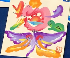 結婚式や記念日に！花文字ウェルカムボード描きます お名前やお好きな文字を華やかな開運花文字で彩ります♪